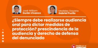 ¿Siempre debe realizarse audiencia oral para dictar medidas de protección? prescindencia de la audiencia y derecho de defensa del denunciado