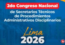 Segundo Congreso Nacional de Secretarios Técnicos del Procedimiento Administrativo Disciplinario (30 MAYO)