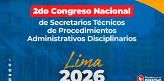 Segundo Congreso Nacional de Secretarios Técnicos del Procedimiento Administrativo Disciplinario (30 MAYO)