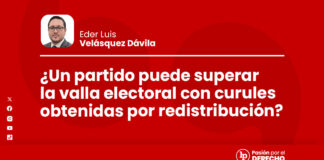 ¿Un partido puede superar la valla electoral con curules obtenidas por redistribución?