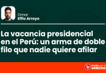 La vacancia presidencial en el Perú: un arma de doble filo que nadie quiere afilar