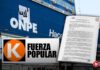 ONPE multa a FP con casi S/200 000 y la pérdida del 50% de financiamiento por gastos indebidos en capacitaciones, maestrías y otros