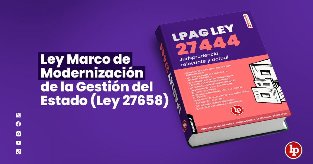 Banner post juris administrativo_ley marco de modernizacion de la gestion del estado_ley 27658_LP