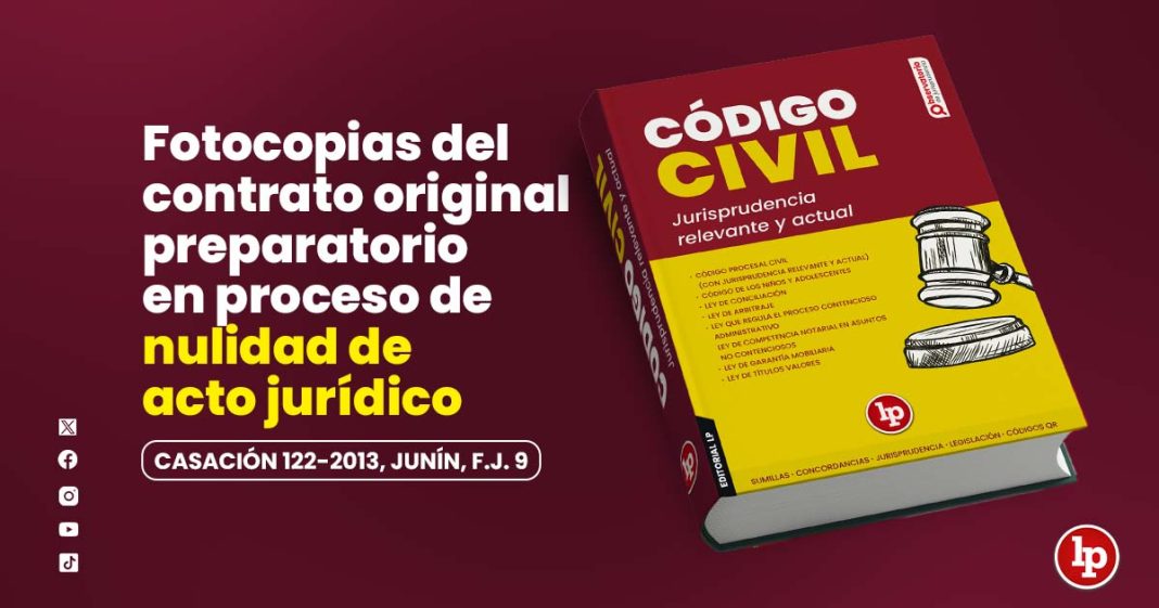 Banner post juris civil_fotocopias del contrato original preparatorio en proceso de nulidad de acto juridico