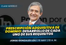 Clase modelo sobre Prescripción Adquisitiva de Dominio: Desarrollo de cada uno de sus requisitos . Llena el formulario para recibir las diapositivas