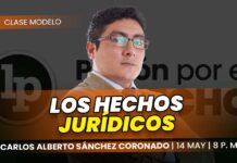 Clase modelo sobre los hechos jurídicos. Llena el formulario para recibir las diapositivas