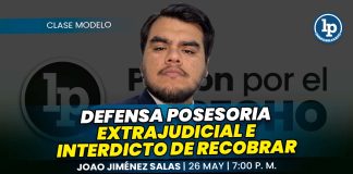 Clase modelo sobre Defensa posesoria extrajudicial e interdicto de recobrar. Llena el formulario para recibir las diapositivas