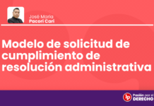 Modelo de solicitud de cumplimiento de resolución administrativa