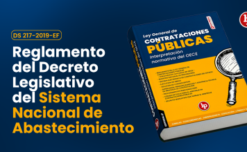 Reglamento del Decreto Legislativo del Sistema Nacional de Abastecimiento (DS 217-2019-EF)