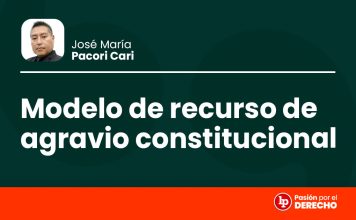 Modelo de recurso de agravio constitucional