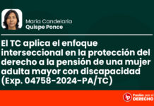 El TC aplica el enfoque interseccional en la protección del derecho a la pensión de una mujer adulta mayor con discapacidad (Exp. 04758-2024-PA/TC)