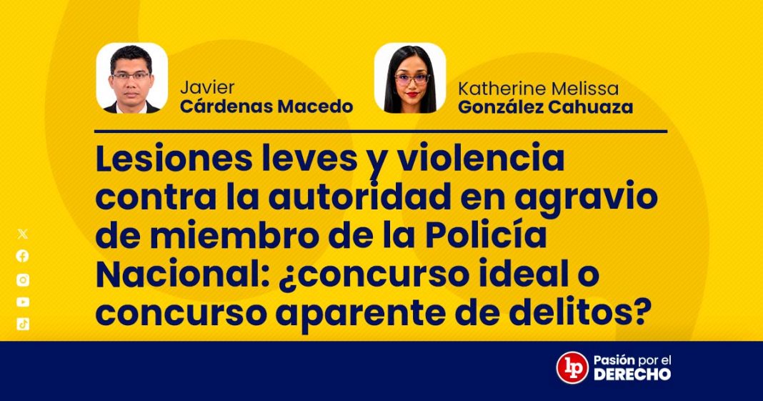 banner autor penal_LESIONES LEVES Y VIOLENCIA CONTRA LA AUTORIDAD EN AGRAVIO DE UN MIEMBRO DE LA POLICIA_LP