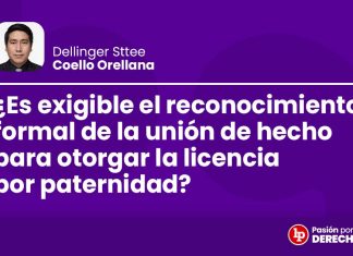 ¿Es exigible el reconocimiento formal de la unión de hecho para otorgar la licencia por paternidad?