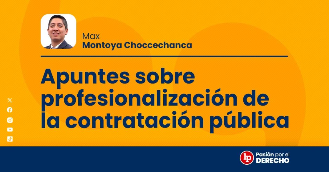 BANNER autor contrataciones_Apuntes sobre profesionalización de la contratación pública_LP