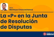 La «P» en la Junta de Resolución de Disputas