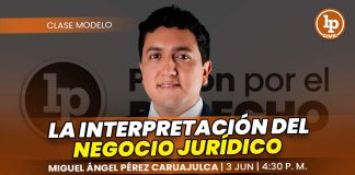Clase modelo sobre la interpretación del negocio jurídico. Llena el formulario para recibir las diapositivas