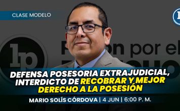 Clase modelo sobre Defensa posesoria extrajudicial, interdicto de recobrar y mejor derecho a la posesión. Llena el formulario para recibir las diapositivas